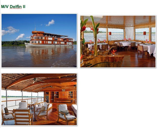 Delfin II Amazon River Cruise riverboat