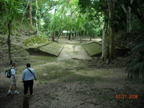 maya ballcourt, maya ruins in belize