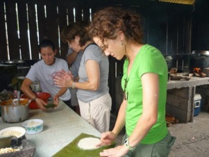 making tamales in belize, florida native plant society tour